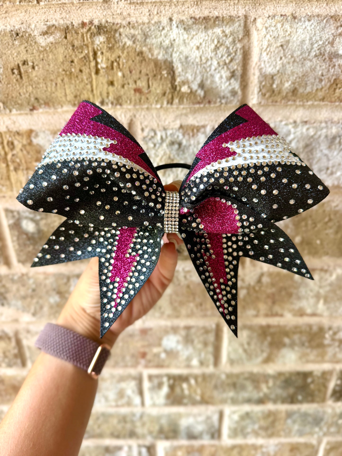 Bolts: Black & Hot Pink