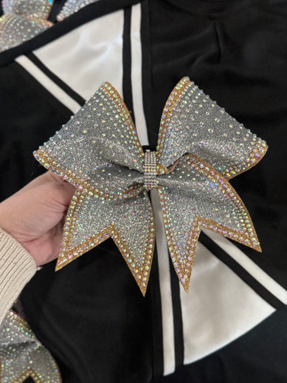 April Bow: Gold & Silver