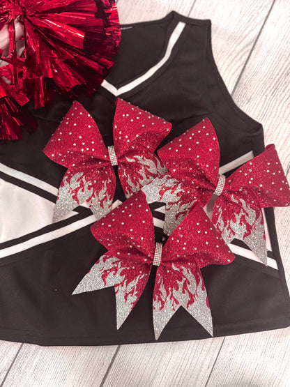 Scarlet Blaze Luxe – Silver Flames