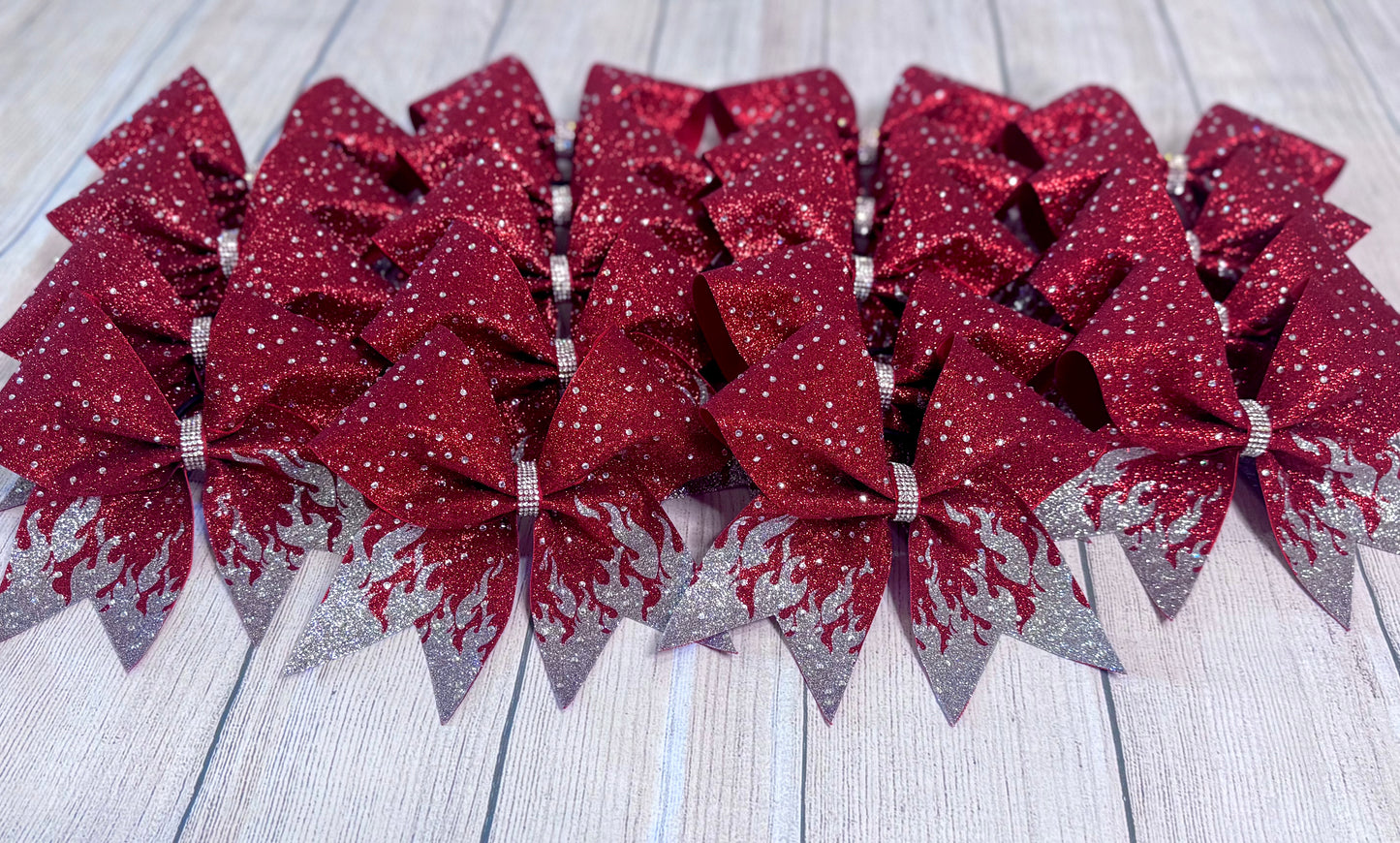 Scarlet Blaze Luxe – Silver Flames