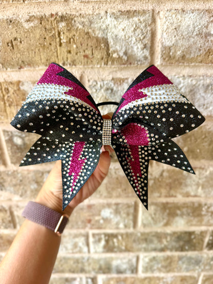 Bolts: Black & Hot Pink