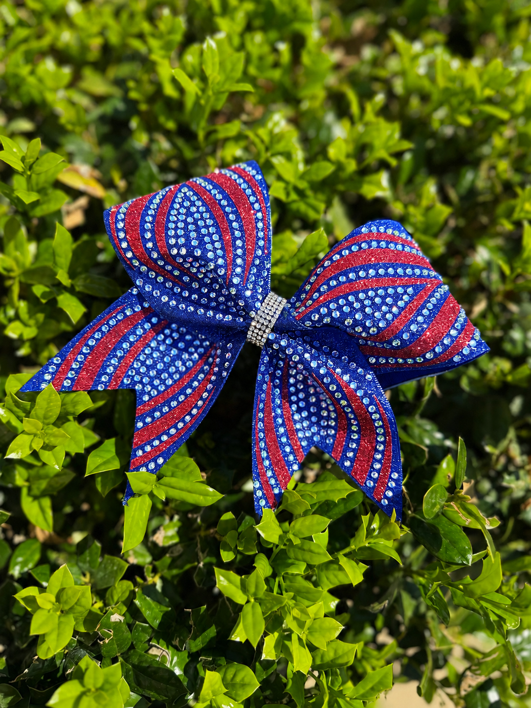 Romina Bow: Royal Blue & Red