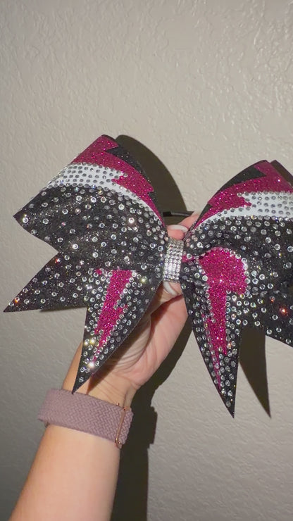 Bolts: Black & Hot Pink